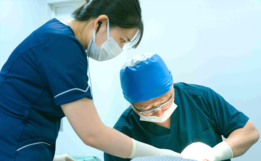 安全で美しく、負担を抑えたクオリティの高い技術力。